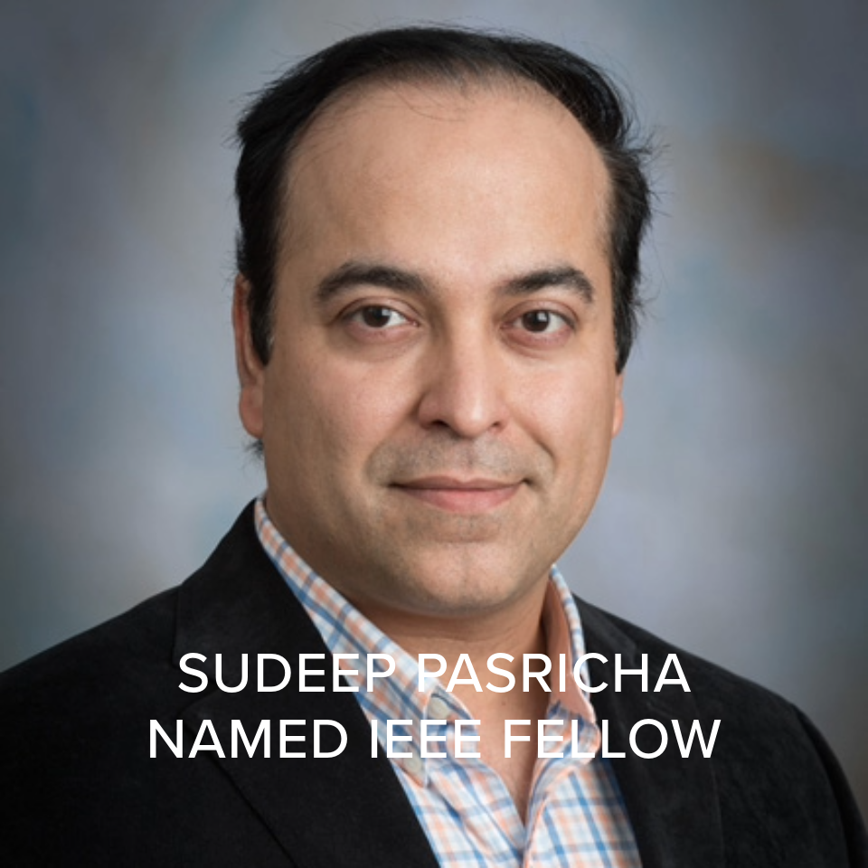 Sudeep Pasricha named IEEE Fellow