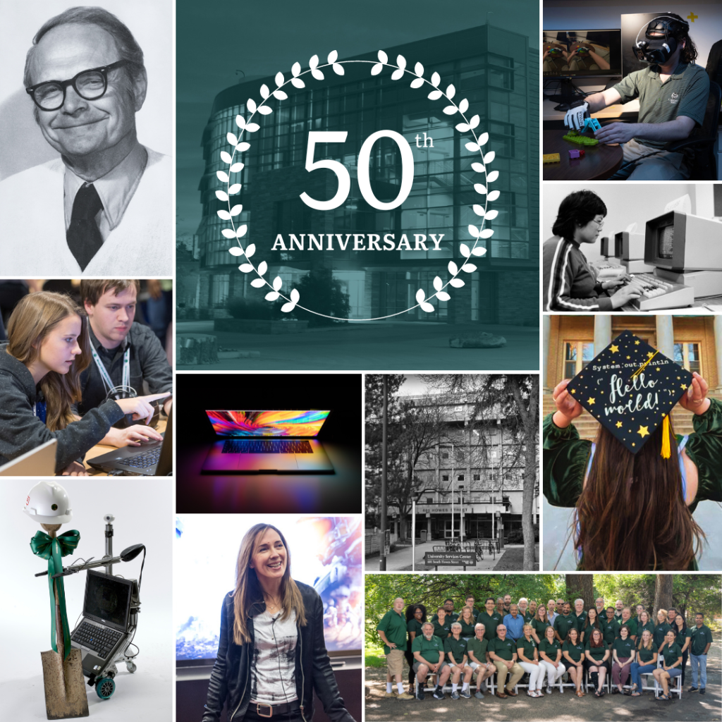 Computer Science Department 50th anniversary image collage