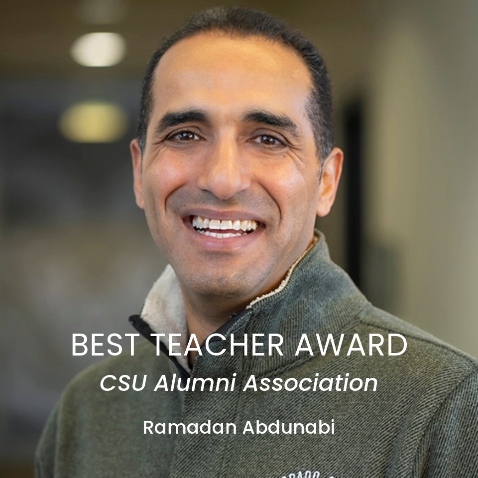 Best Teacher Award winner Ramadan Abdunabi