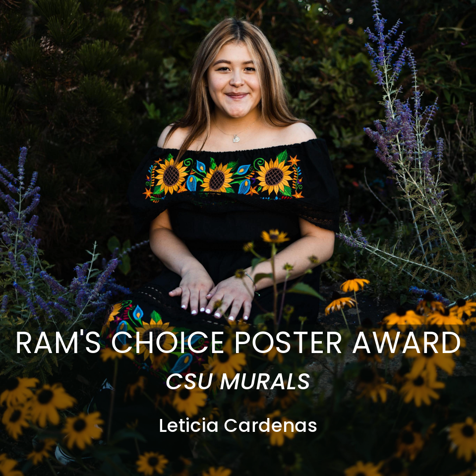 Ram's Choice Poster Award winner Leticia Cardenas