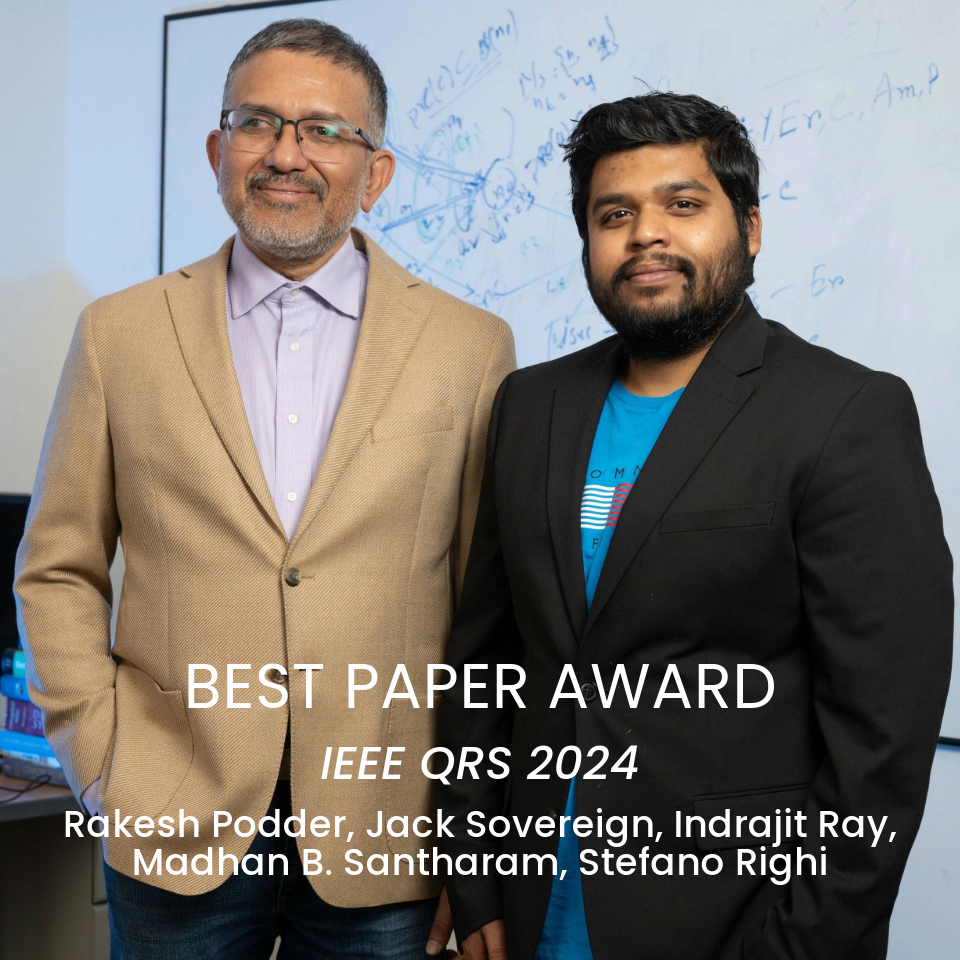 IEEE QR conference 2024 Best Paper Award recipients