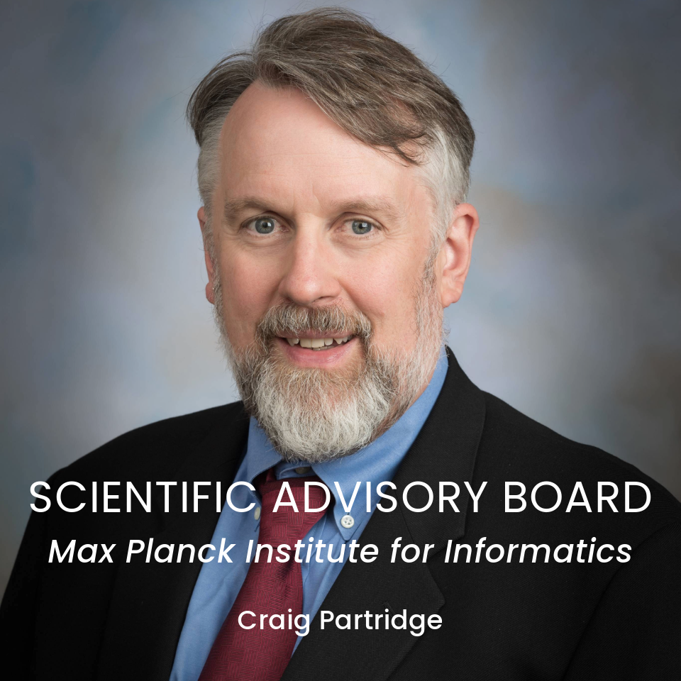 Craig Partridge, member of Max Planck Institute advisory board